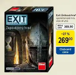 Tesco Exit Úniková hra, společenská hra, více druhů nabídka