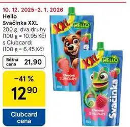 Tesco Hello Svačinka XXL, 200 g nabídka