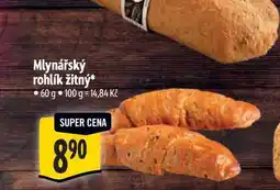 Albert Mlynářský rohlík žitný 60 g nabídka
