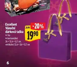 Albert Excellent Vánoční dárková taška 1ks nabídka