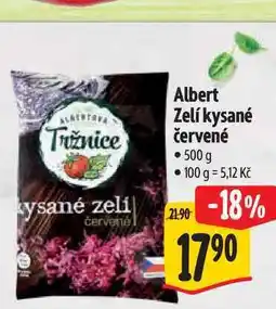 Albert Albert Zelí kysané červené 500 g nabídka