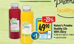 Albert Nature's Promise Healthy Life 100% šťávy 500 ml nabídka