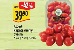 Albert Albert Rajčata cherry oválná 500 g nabídka