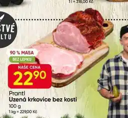 Hruška Prantl Uzená krkovice bez kosti 100 g nabídka