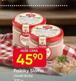 Hruška Paštiky Sláma různé druhy 200 g nabídka
