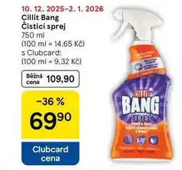 Tesco Cillit Bang Čisticí sprej, 750 ml nabídka