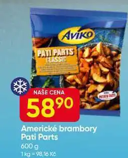 Hruška Aviko Americké brambory Pati Parts 600 g nabídka