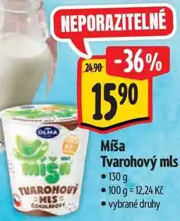 Albert Míša Tvarohový mls 130 g nabídka