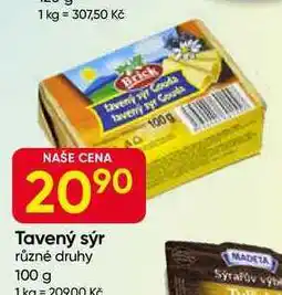 Hruška Brick Tavený sýr různé druhy 100 g nabídka