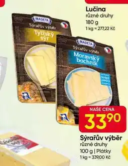 Hruška MADETA Sýrařův výběr různé druhy 100 g nabídka