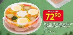Hruška Sváteční aspikový dort s pařížským salátem 500 g nabídka