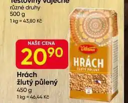 Hruška Vitana Hrách žlutý půlený 450 g nabídka