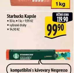 Albert Starbucks Kapsle 10 ks nabídka