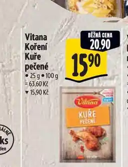Albert Vitana Koření Kuře pečené 25 g nabídka
