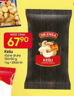 Hruška Dr. EANSA Kešu různé druhy 150+50 g nabídka