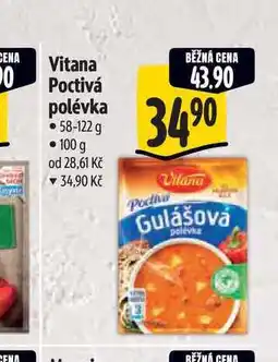 Albert Vitana Poctivá polévka 58-122 g nabídka