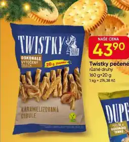 Hruška Twistky pečené různé druhy 160 g+20 g nabídka