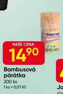 Hruška Bambusová párátka 200 ks nabídka