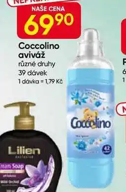 Hruška Coccolino aviváž různé druhy 39 dávek nabídka