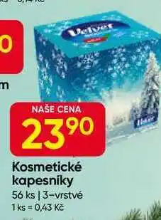 Hruška Kosmetické kapesníky 56 ks | 3-vrstvé nabídka