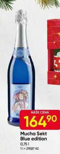Hruška Mucha Sekt Blue edition 0,75l nabídka