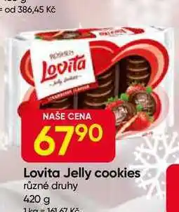 Hruška Lovita Jelly cookies různé druhy 420 g nabídka