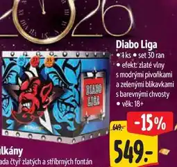 Albert Diabo Liga 1 ks, set 30 ran 9 nabídka