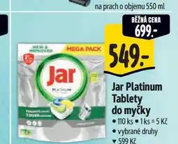 Albert Jar Platinum Tablety do myčky 110 ks nabídka