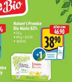 Albert Nature's Promise Bio Máslo 82% 125 g nabídka