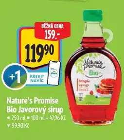 Albert Nature's Promise Bio Javorový sirup 250 ml nabídka