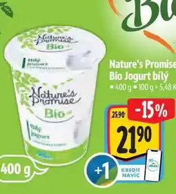 Albert Nature's Promise Bio Jogurt bílý 400 g nabídka