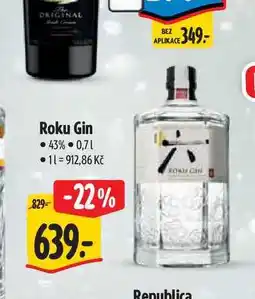 Albert Roku Gin 0,7 l nabídka