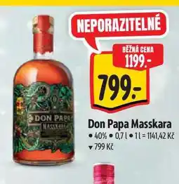 Albert Don Papa Masskara 40% 0,7 l nabídka