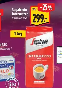 Albert Segafredo Intermezzo zrnková káva 1 kg nabídka