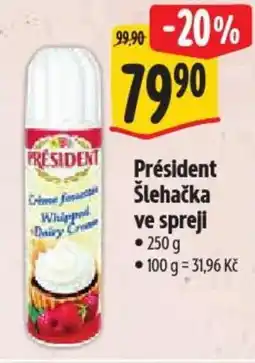 Albert Président Šlehačka ve spreji nabídka