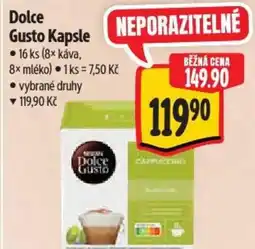 Albert Dolce Gusto Kapsle nabídka