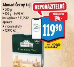 Albert Ahmad Černý čaj nabídka