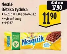 Albert Nestlé Dětská tyčinka nabídka
