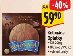 Albert Kolonáda Oplatky nabídka