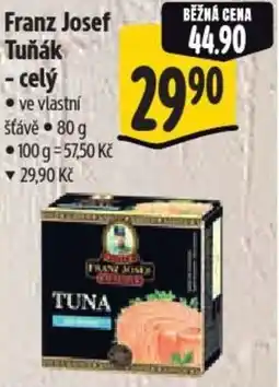 Albert Franz Josef Tuňák -celý nabídka