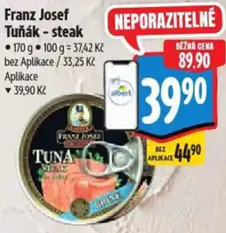 Albert Franz Josef Tuňák - steak nabídka
