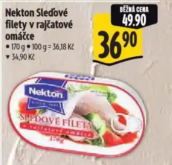 Albert Nekton Sledové filety v rajčatové omáčce nabídka