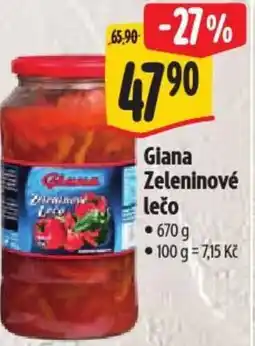 Albert Glana Zeleninové lečo nabídka