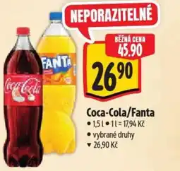Albert Coca-Cola/Fanta nabídka