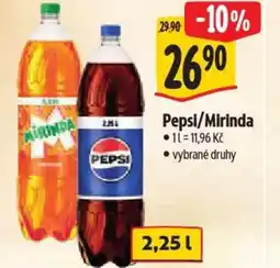 Albert Pepsi/Mirinda nabídka