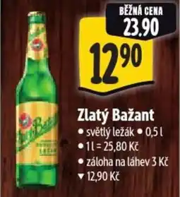 Albert Zlatý Bažant nabídka