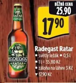 Albert Radegast Ratar nabídka