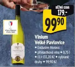 Albert Vinium Velké Pavlovice nabídka