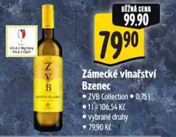 Albert Zámecké vinařství Bzenec nabídka