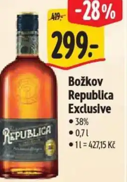 Albert Božkov Republica Exclusive 38% nabídka